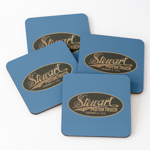 Artikelvorschau, Vintage-Logo von Stewart Motor Trucks entworfen und verkauft von Hahnel Studio.