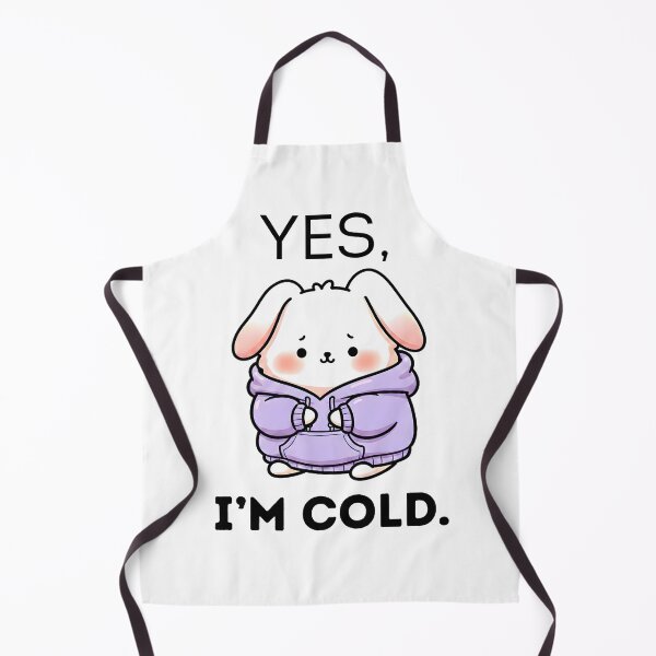 Item preview, Yes, I'm Cold 24/7 - Cute Kawaii Bunny Winter Design designed and sold by AmyLeeKawaii.