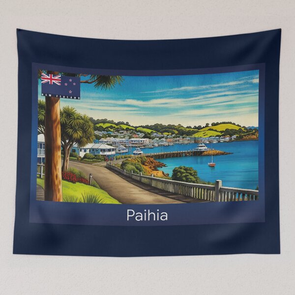 Item preview, Paihia New Zealand Travel designed and sold by Thistle-TShop.