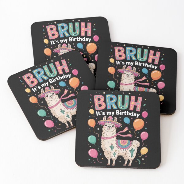 Item preview, Bruh Its My Birthday Llama Pinata Boy Girl Family Party Bday 32 designed and sold by MarryIsMonth.