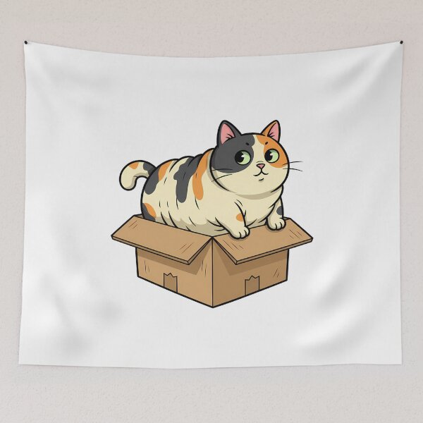 Item preview, If I Fits, I Sits Cat designed and sold by k3rstman1.