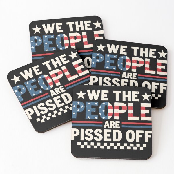 Item preview, We The People Are Pissed Off Patriotic American Flag Design designed and sold by haitrieuic96.
