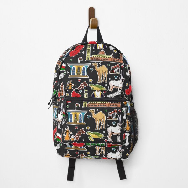 Item preview, Oman Heritage & Landmarks, Vibrant Cultural Sticker Collage designed and sold by mashmosh.
