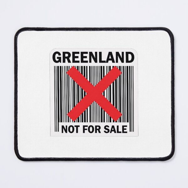 Item preview, Greenland Is Not For Sale - Sovereignty Barcode Art designed and sold by luxurytoushes.