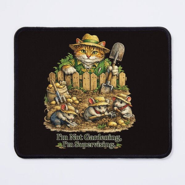 Item preview, Garden Supervisor Cat designed and sold by Tadeusz1.