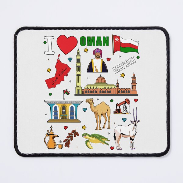 Item preview, Oman Heritage & Icons, A Cultural Journey Collage designed and sold by mashmosh.