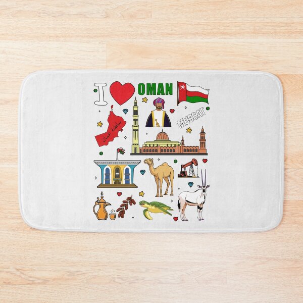 Item preview, Oman Heritage & Icons, A Cultural Journey Collage designed and sold by mashmosh.