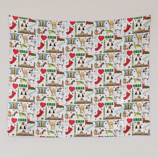 Item preview, Oman Heritage & Icons, A Cultural Journey Collage designed and sold by mashmosh.