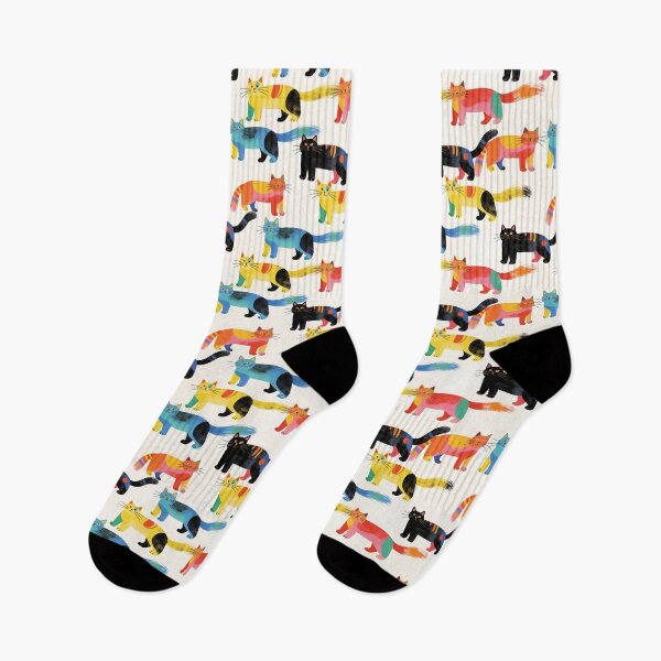 Item preview, Colorful Patterned Cats designed and sold by Andy Gambino Art.