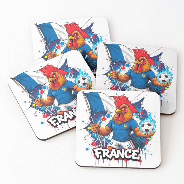 Item preview, French Football Mascot 2026 - Coq Gaulois Allez Les Bleus designed and sold by Inkwell grove.