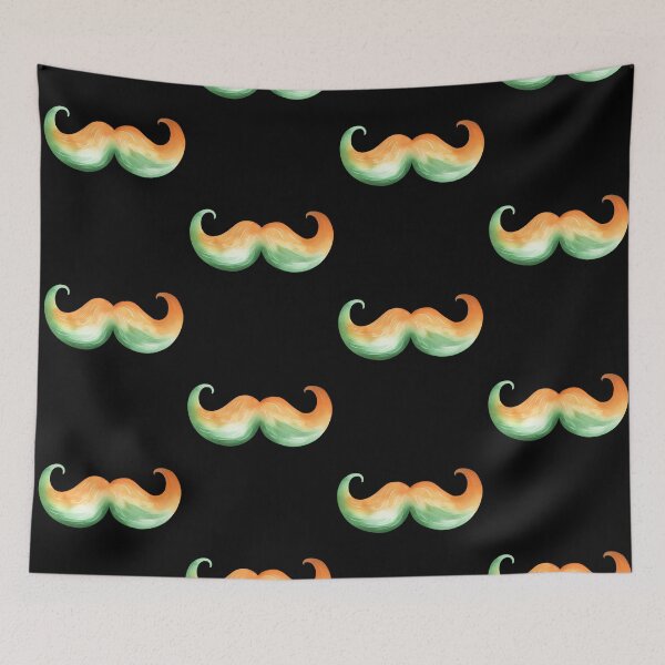Aperçu de l'œuvre Lutin rigolo à moustache pour la Saint-Patrick créée et vendue par smartrocket.