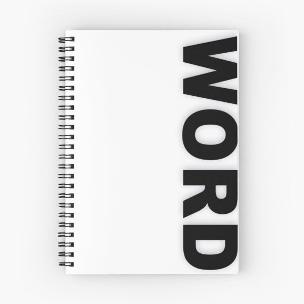 Item preview, WORD — Black Minimal Bold Type Statement designed and sold by WORDPAUSE.