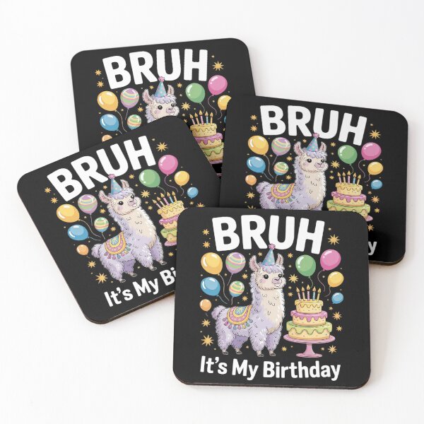 Item preview, Bruh Its My Birthday Llama Pinata Boy Girl Family Party Bday 36 designed and sold by MarryIsMonth.
