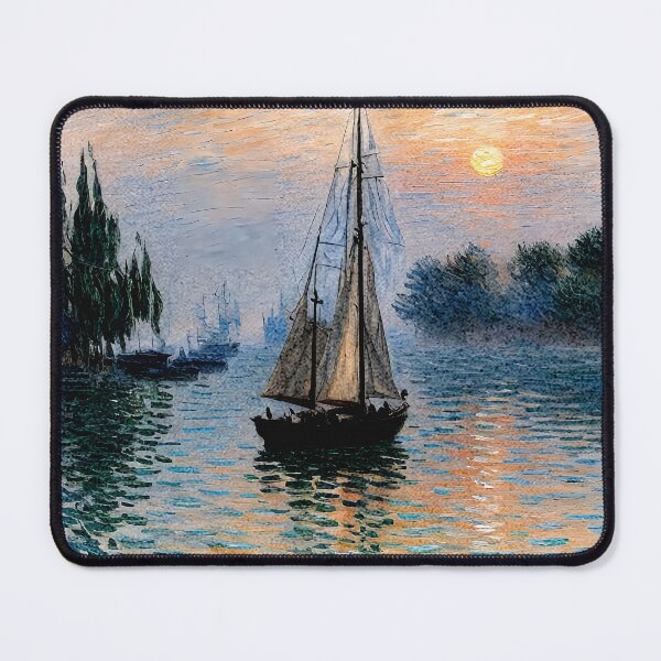 Item preview, Morning Sail - Serene Morning Scene on the Water designed and sold by artdesignsnow.