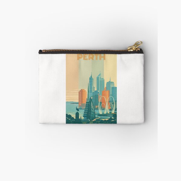 Item preview, Perth Waterfront with Swan Bells, Elizabeth Quay Bridge and WA Skyscrapers designed and sold by Places On Earth.