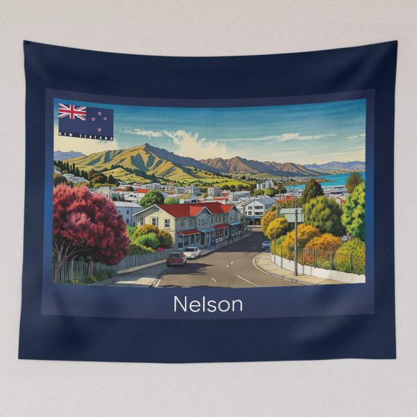 Item preview, Nelson New Zealand Travel designed and sold by Thistle-TShop.