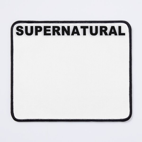 Item preview, SUPERNATURAL — Black Minimal Bold Type Statement designed and sold by WORDPAUSE.