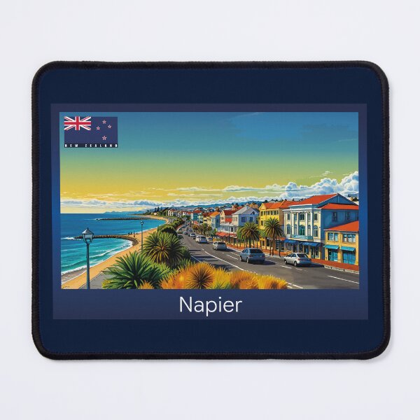 Item preview, Napier New Zealand Travel designed and sold by Thistle-TShop.
