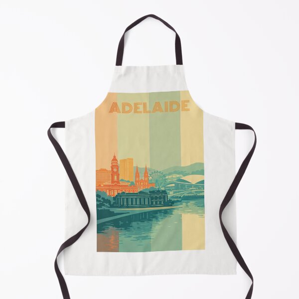 Item preview, Adelaide Cityscape with Town Hall, St. Peter’s Cathedral and River Torrens designed and sold by Places On Earth.