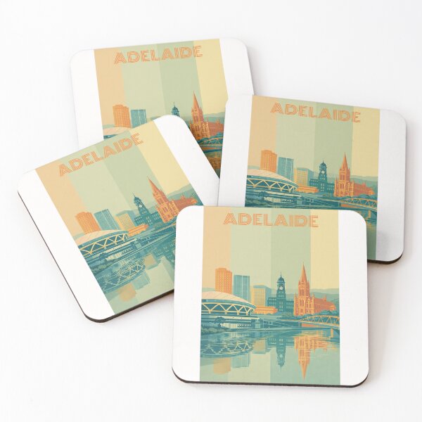 Item preview, Adelaide Riverbank with Festival Centre, St. Peter’s Cathedral and CBD Skyline designed and sold by Places On Earth.