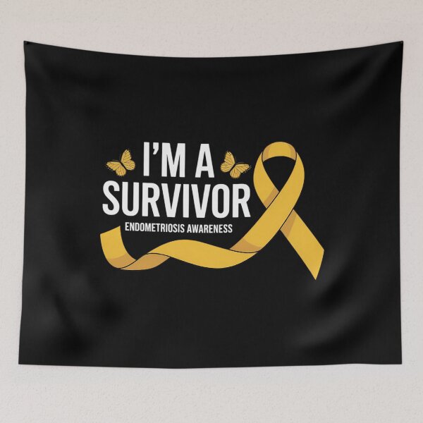 Item preview, I_m A Survivor Endometriosis Recovery Surgery Uterus Removal designed and sold by tiemacopaxer.