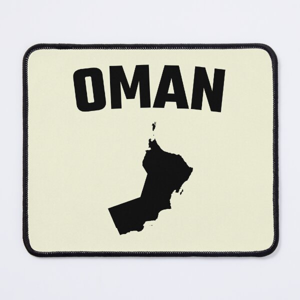 Item preview, Oman Map Silhouette - Modern Minimalist Oman Pride designed and sold by mashmosh.