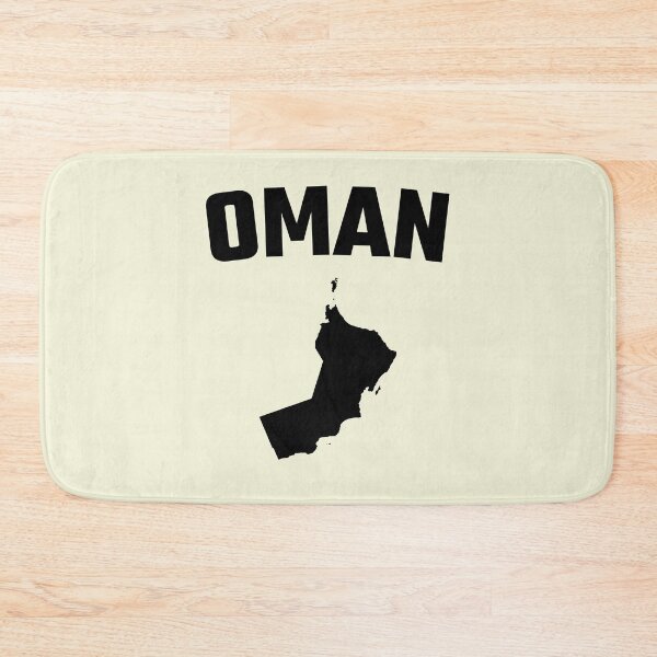 Item preview, Oman Map Silhouette - Modern Minimalist Oman Pride designed and sold by mashmosh.