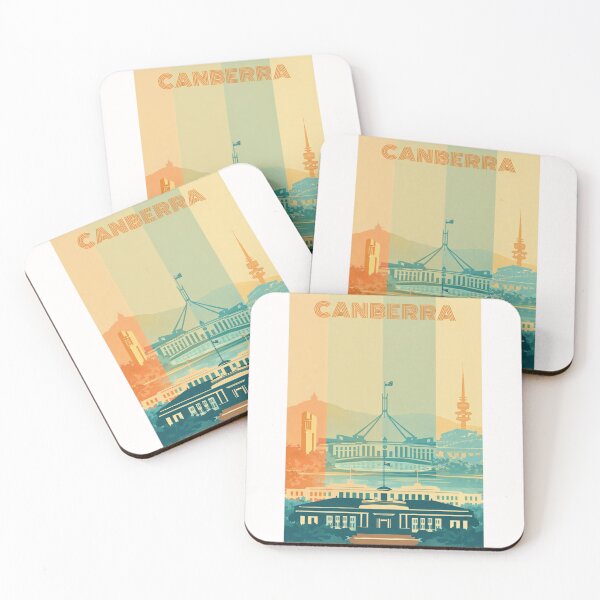 Item preview, Canberra Skyline with Parliament House, Telstra Tower and National Library designed and sold by Places On Earth.