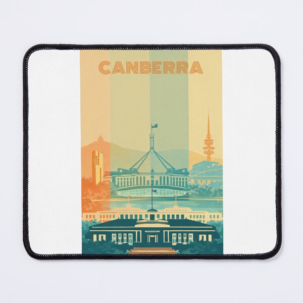 Item preview, Canberra Skyline with Parliament House, Telstra Tower and National Library designed and sold by Places On Earth.