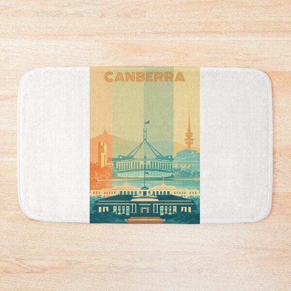 Item preview, Canberra Skyline with Parliament House, Telstra Tower and National Library designed and sold by Places On Earth.