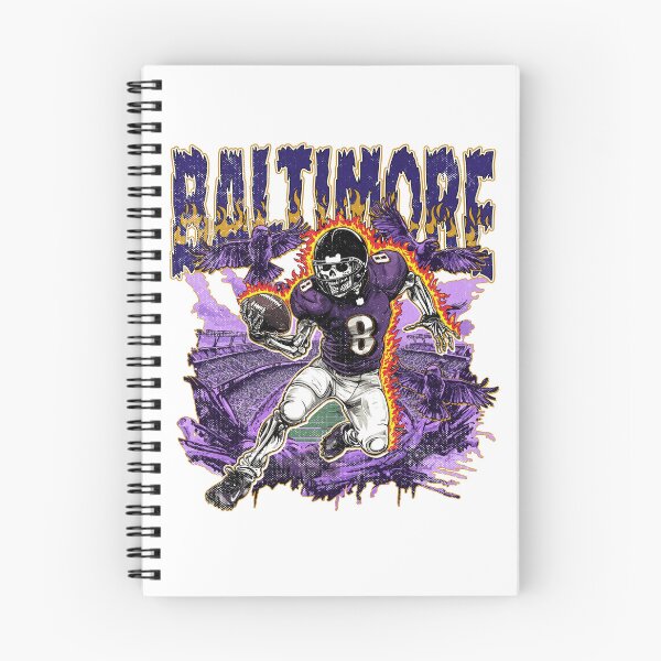 Item preview, Baltimore Football Skull designed and sold by RebeccaLittlee.