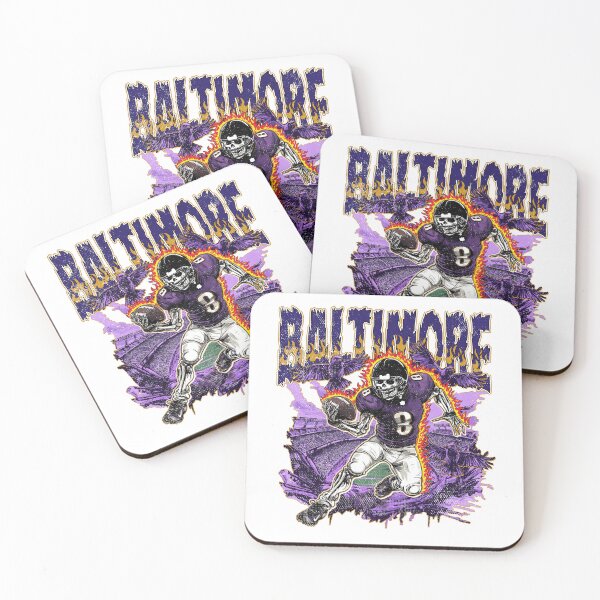 Item preview, Baltimore Football Skull designed and sold by RebeccaLittlee.