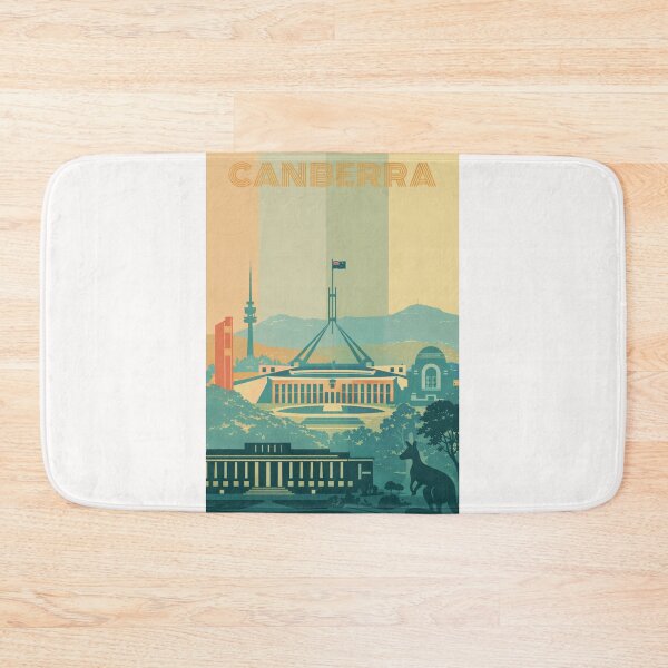 Item preview, Canberra Landmark View with Parliament House, Mount Ainslie and War Memorial designed and sold by Places On Earth.