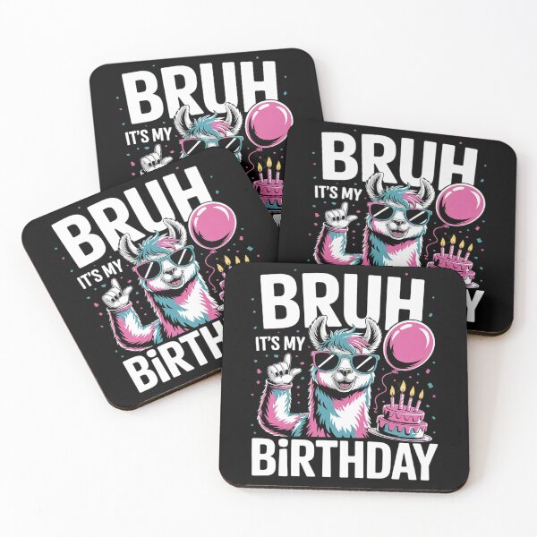 Item preview, Bruh Its My Birthday Llama Pinata Boy Girl Family Party Bday 43 designed and sold by MarryIsMonth.