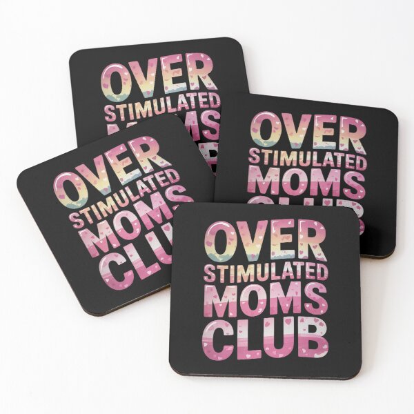 Item preview, Overstimulated Moms Club Mom Apparel Groovy designed and sold by FadeOfThrone.