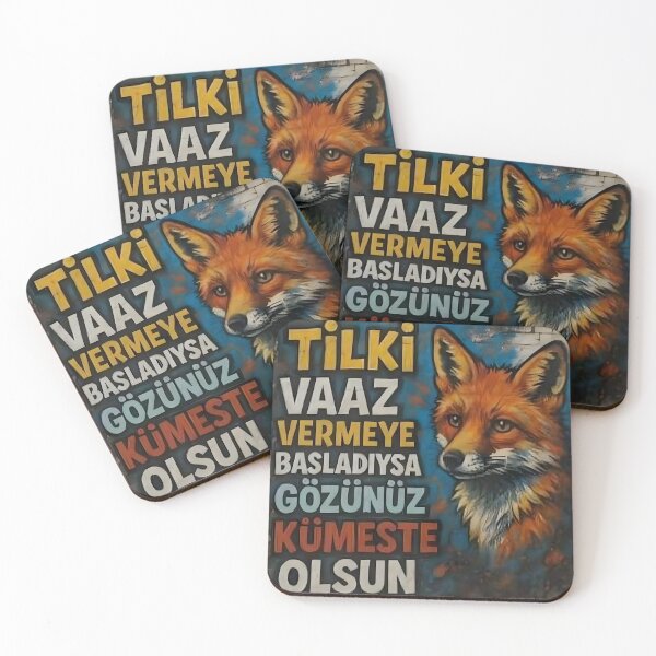 Item preview, If a Fox Starts Preaching – Street Art Quote Design designed and sold by tarzbol.