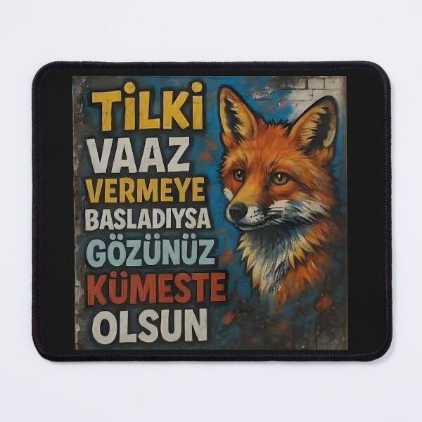 Item preview, If a Fox Starts Preaching – Street Art Quote Design designed and sold by tarzbol.