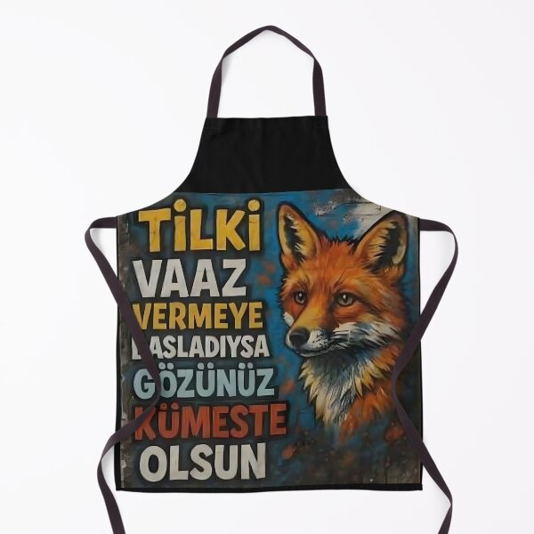Item preview, If a Fox Starts Preaching – Street Art Quote Design designed and sold by tarzbol.