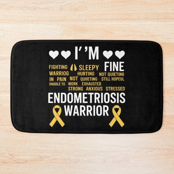 Item preview, I_m Fine Endo Warrior Endometriosis Awareness Disease designed and sold by tiemacopaxer.