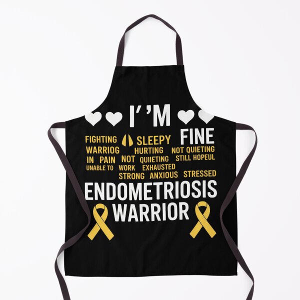 Item preview, I_m Fine Endo Warrior Endometriosis Awareness Disease designed and sold by tiemacopaxer.
