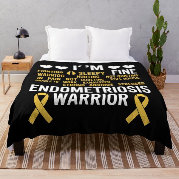 Item preview, I_m Fine Endo Warrior Endometriosis Awareness Disease designed and sold by tiemacopaxer.
