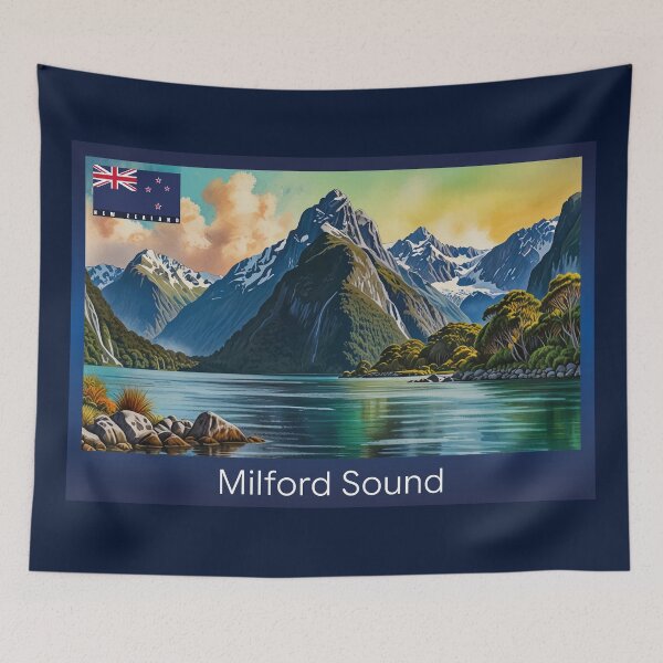 Item preview, Milford Sound New Zealand Travel designed and sold by Thistle-TShop.