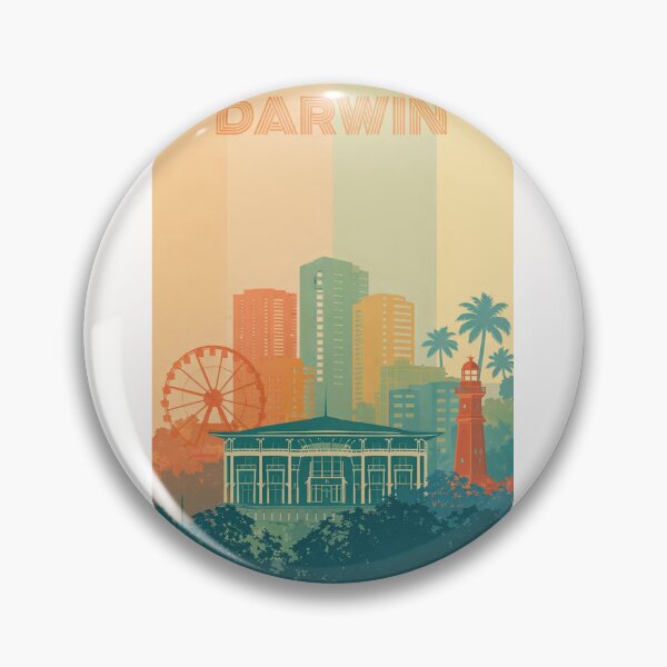 Item preview, Darwin Skyline with Bicentennial Park, Lighthouse and Ferris Wheel designed and sold by Places On Earth.