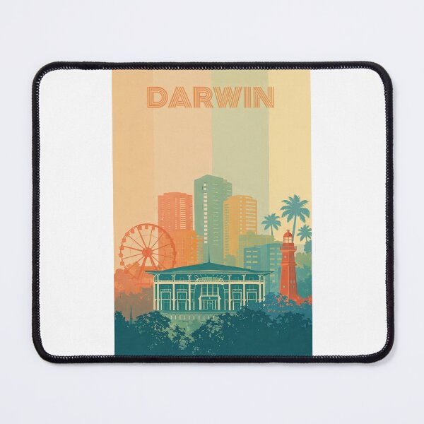 Item preview, Darwin Skyline with Bicentennial Park, Lighthouse and Ferris Wheel designed and sold by Places On Earth.