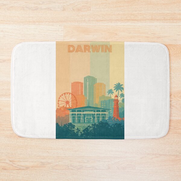 Item preview, Darwin Skyline with Bicentennial Park, Lighthouse and Ferris Wheel designed and sold by Places On Earth.