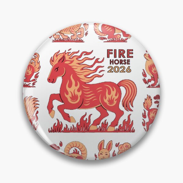 Item preview, 2026 Year of the Fire Horse: Traditional Chinese Paper-Cut Art  designed and sold by Doodlehub.