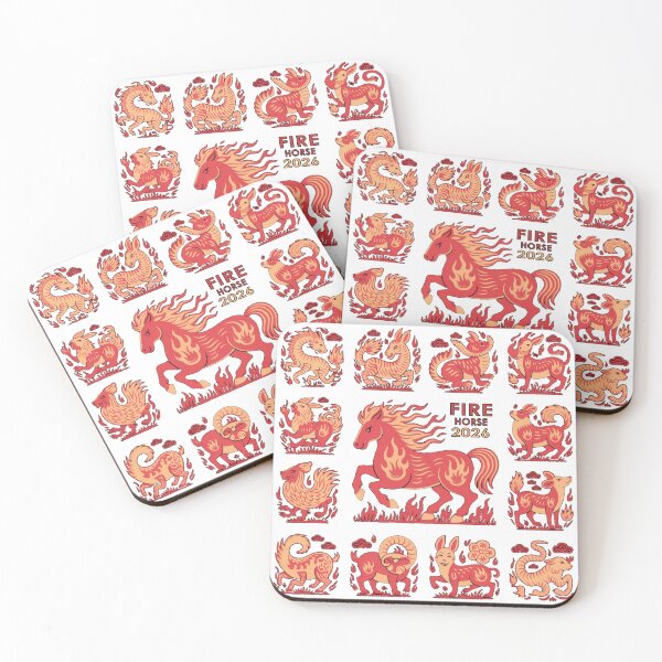 Item preview, 2026 Year of the Fire Horse: Traditional Chinese Paper-Cut Art  designed and sold by Doodlehub.