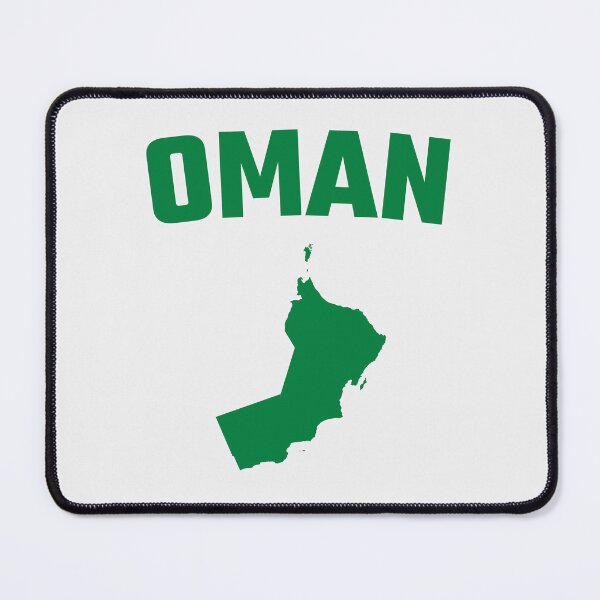 Item preview, Oman Map Silhouette - Classic Green Heritage Design designed and sold by mashmosh.