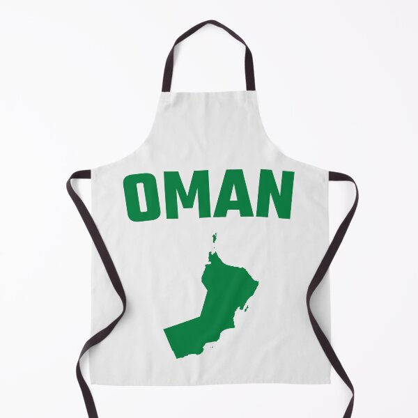 Item preview, Oman Map Silhouette - Classic Green Heritage Design designed and sold by mashmosh.