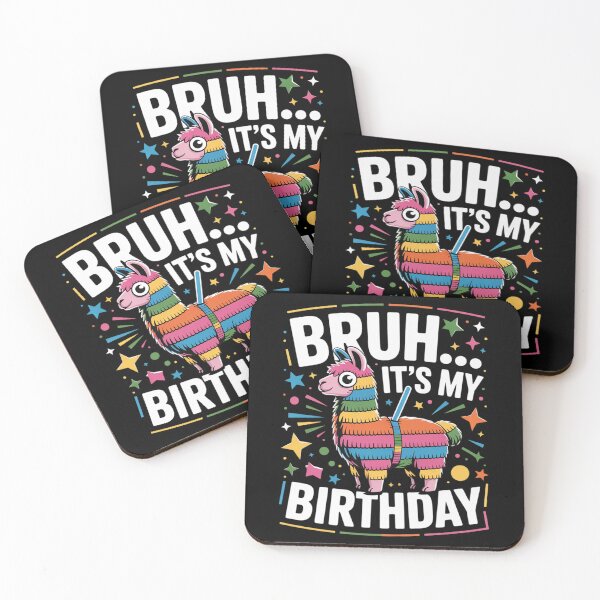 Item preview, Bruh Its My Birthday Llama Pinata Boy Girl Family Party Bday 45 designed and sold by MarryIsMonth.